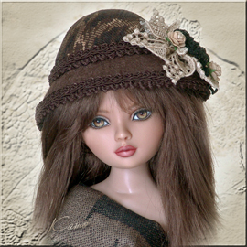 Tonner's 16" Ellowyne Wilde felt doll hat