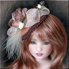 Kish-Waterfall Fantasy Wren doll hat